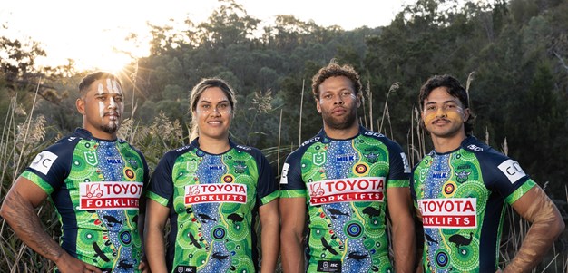 Raiders Match Worn Indigenous jersey sale to support Hands Across Canberra
