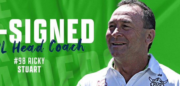 Ricky Stuart re-signs with the Raiders as Head Coach