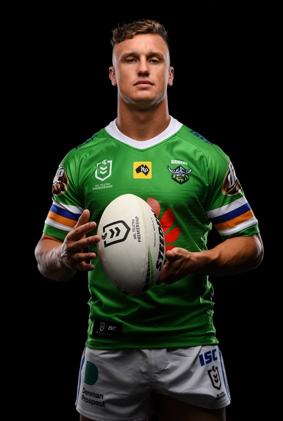 Jack Wighton in a Raiders Jersey