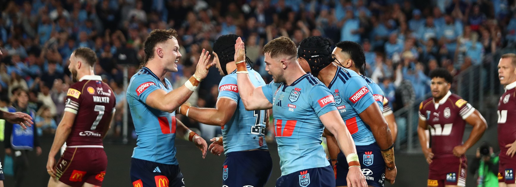 As it happened: Blues steal dramatic late win over Maroons