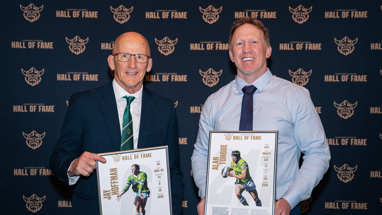 Hoffman and Tongue join Raiders Hall of Fame