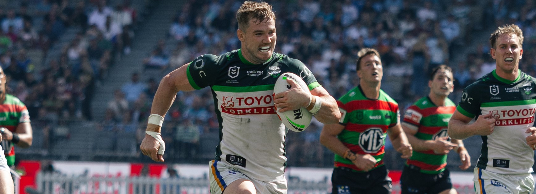 Raiders claim tight victory over Souths in Perth