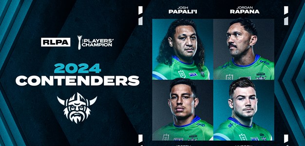 Contenders confirmed for 2024 Players’ Champion award