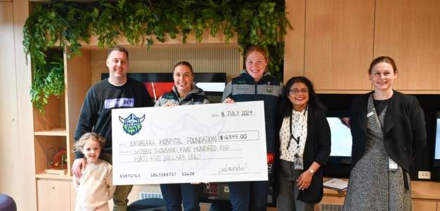 Palmerbet donate more than $16,000 to Canberra Hospital Foundation
