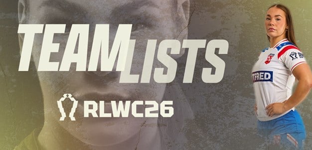 World Cup team lists: Women's Round 1