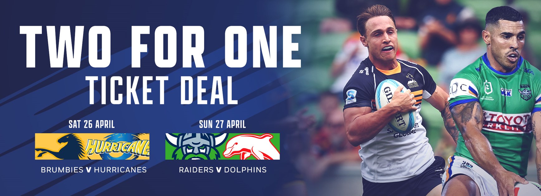 Raiders and Brumbies combine for ANZAC weekend fixtures