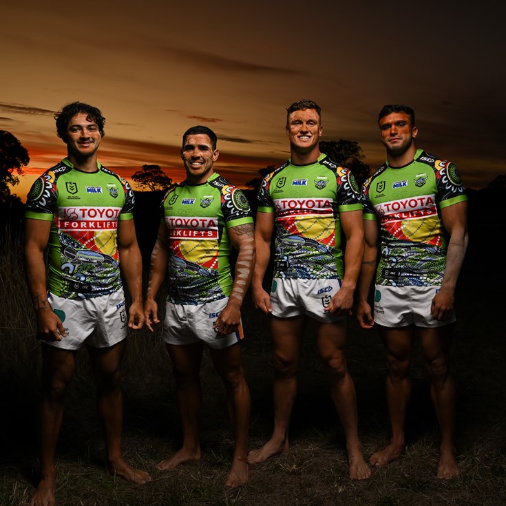 Representing Family and Culture – Raiders Indigenous players embrace Indigenous Round