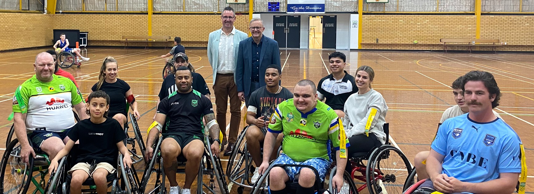 Wheelchair Rugby League headlines Grand Opening of Griffith Regional Sports Centre
