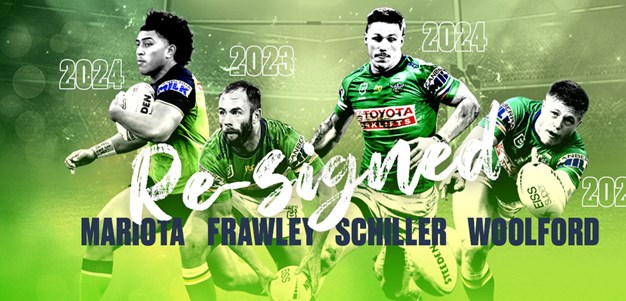 Four Raiders to extend their time with the club
