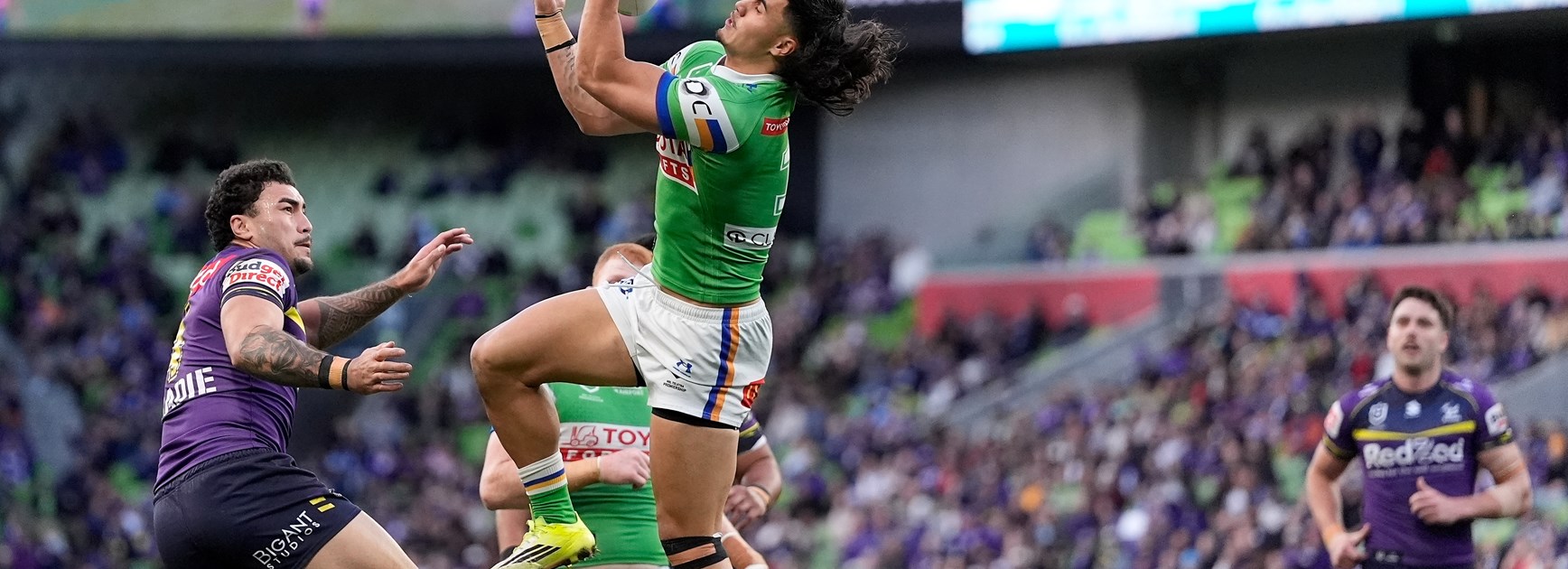 Raiders fall to Storm at AAMI Park