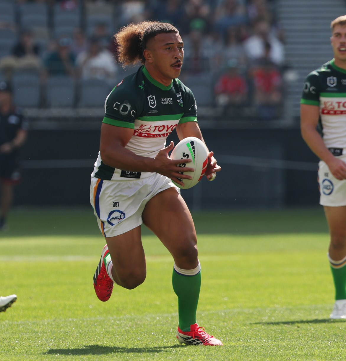 Mario Rampersaud Gallery: Raiders v Rabbitohs | Raiders