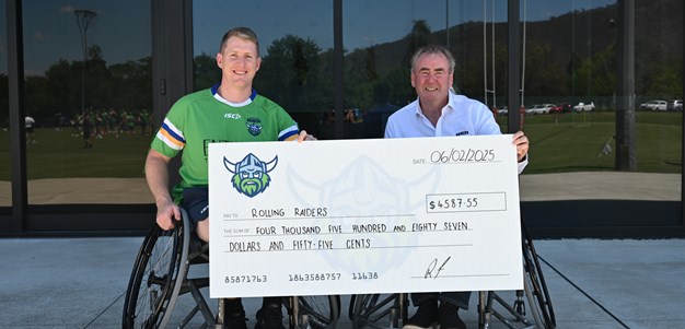 Rolling Raiders Boosted by 50-50 Charity Funds Ahead of 2025 Season