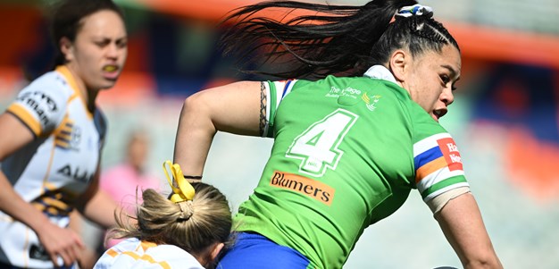Raiders NRLW side fall short to the Eels at home