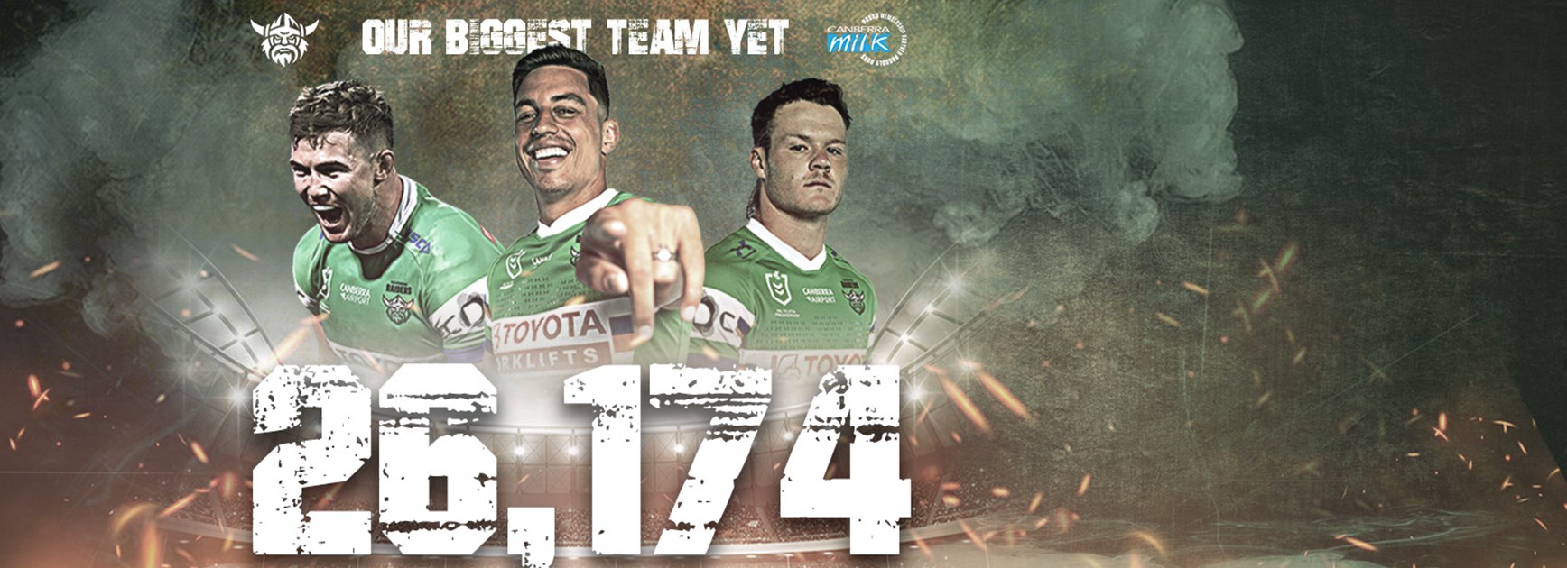 Raiders set new membership record ahead of first home game