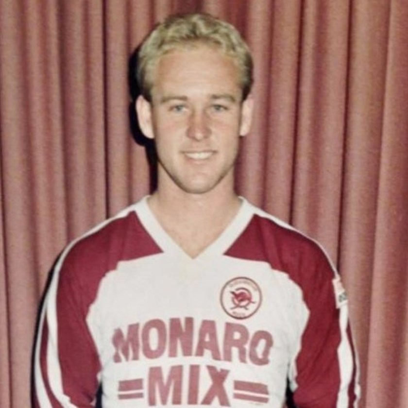 Ian Baker in his Queanbeyan Kangaroos uniform, 1986