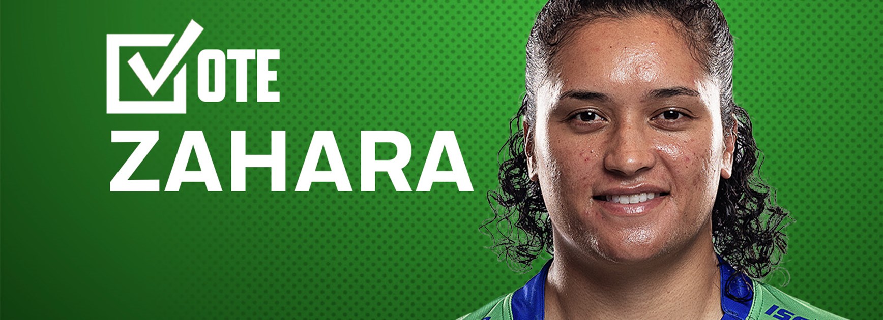 Vote Now: Zahara Temara for Veronica White Medal