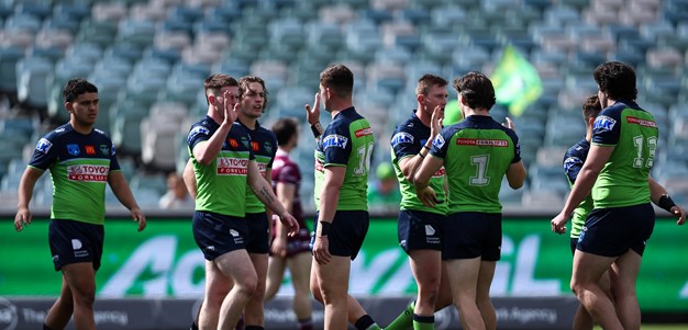 Raiders Jersey Flegg side finish season with dominant win over Manly