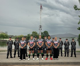 Raiders and HMAS Harman to commemorate 125 years of Navy in ANZAC Round
