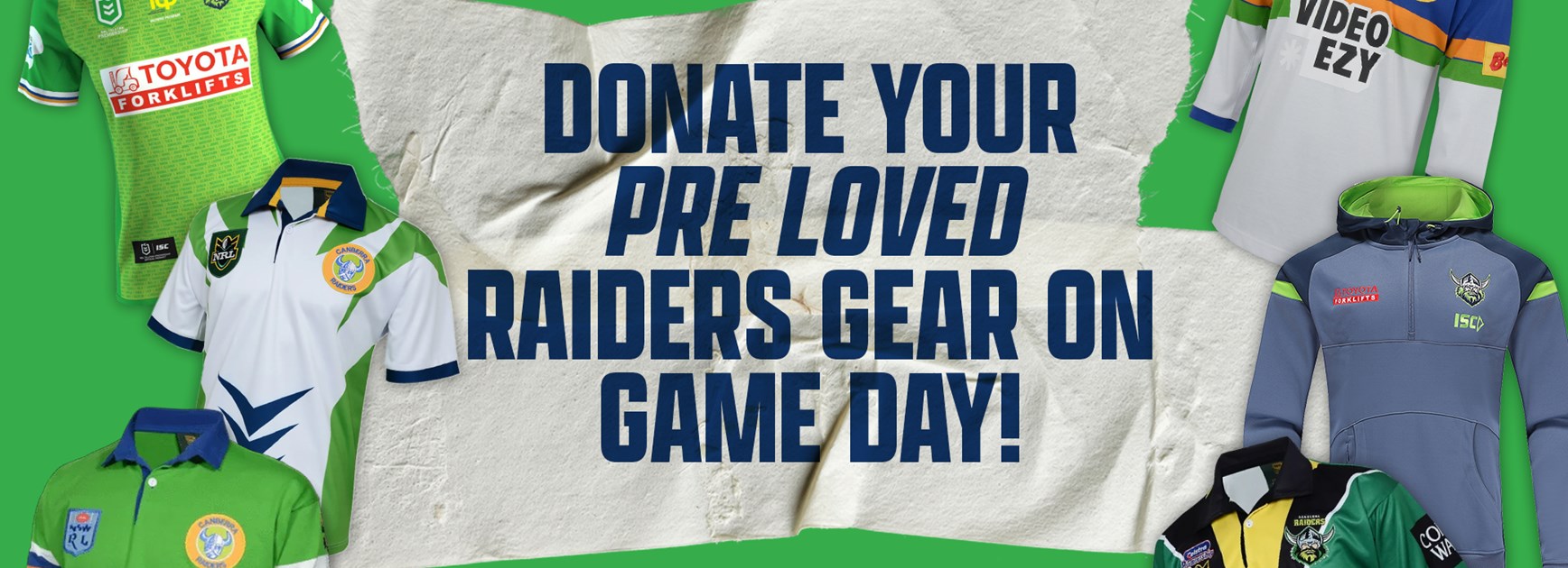 Donate Your Pre-loved Raiders Gear This Weekend and Support Vinnies Canberra