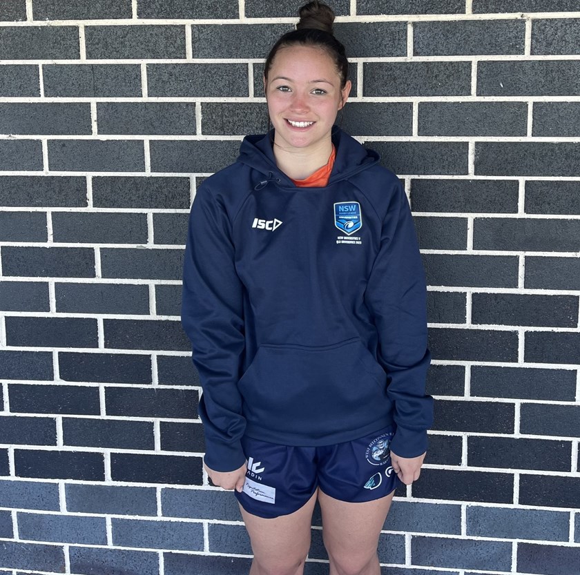 Lola Fletcher in NSW Universities kit