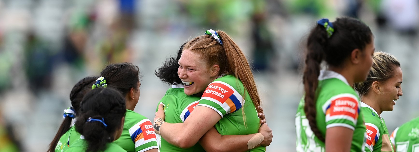 Raiders score first NRLW win over Roosters