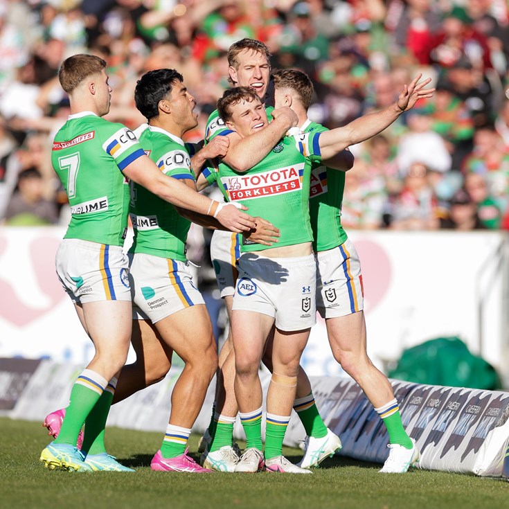Raiders continue hot streak with big win over Rabbitohs