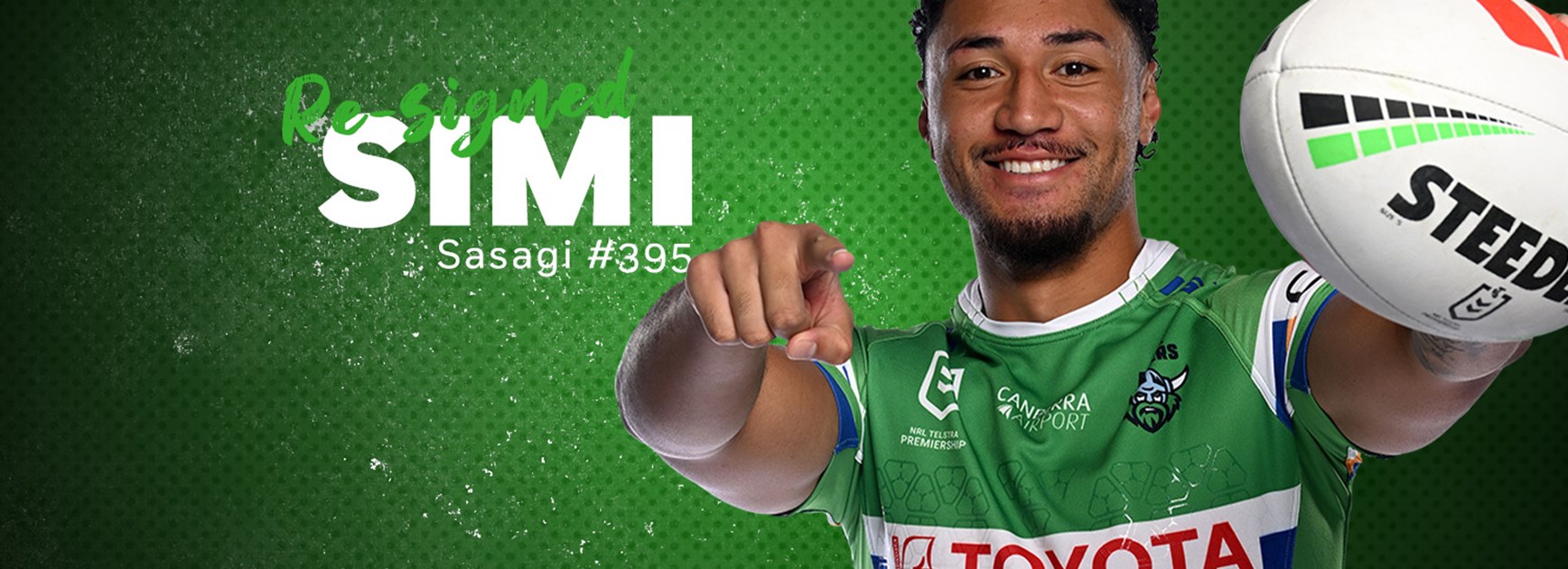 Simi Sasagi Re-Signs with the Raiders