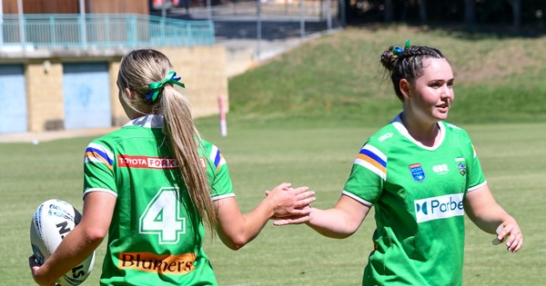 Hailey Simpson Rugby Junior Reps Preview Finals Week One | Raiders