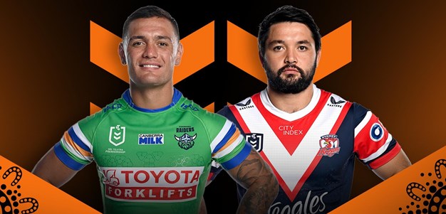 Raiders v Roosters: Round 12