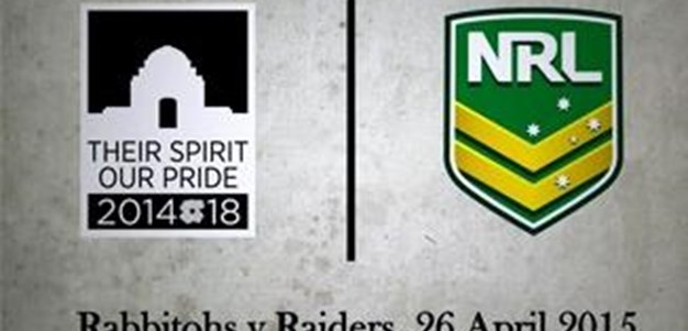 ANZAC Match: Raiders v Rabbitohs