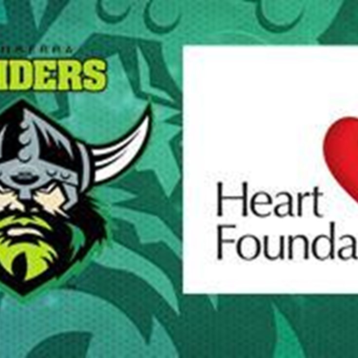 Raiders partner with Heart Foundation - Brett Kimmorley