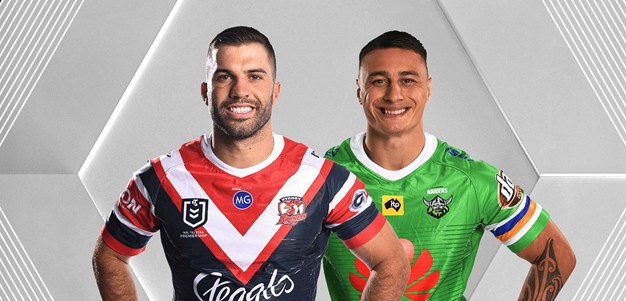 Roosters v Raiders - Round 10