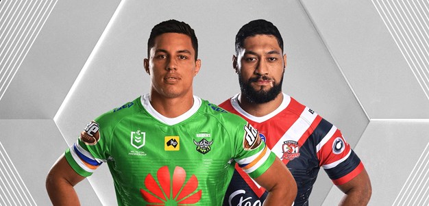 Raiders v Roosters - Round 17