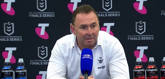 Press Conference: Raiders v Roosters