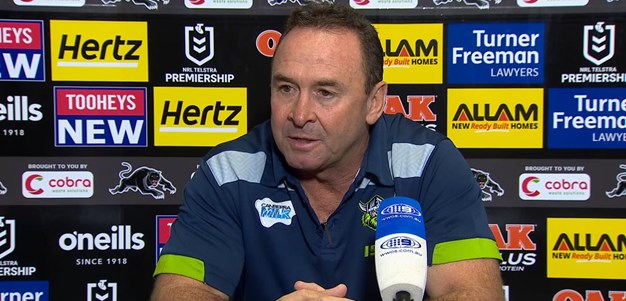 Press Conference: Raiders v Panthers