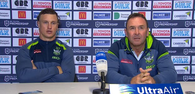 Press Conference: Raiders v Panthers