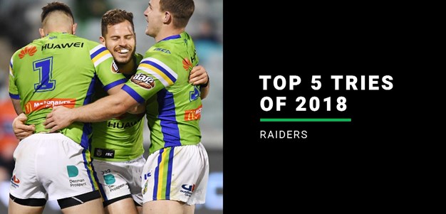 NRL.com: Raiders' top five tries of 2018