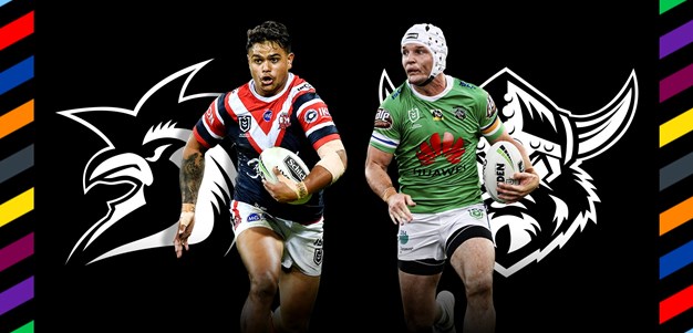 Roosters v Raiders - Round 9