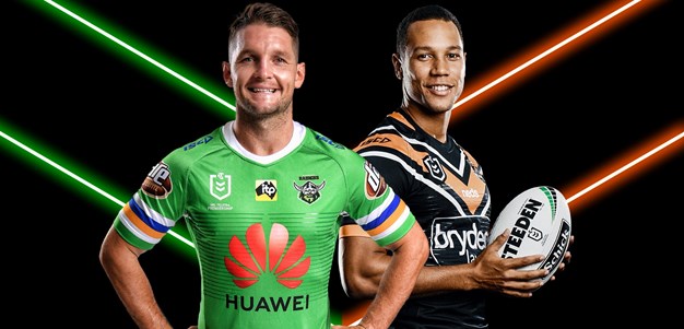 Raiders v Wests Tigers - Round 18