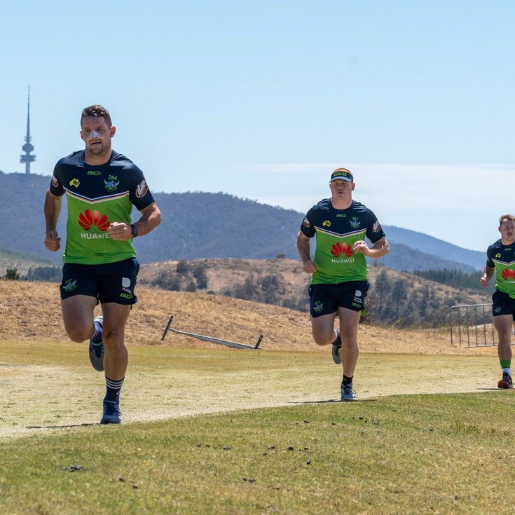NRL squad sweat it out at Mt Stromlo