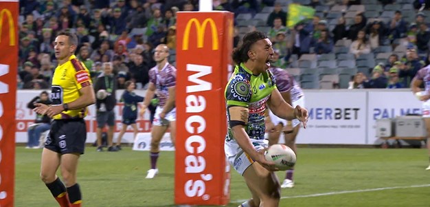 Mariota's first NRL try is a doozy