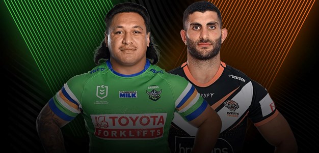 Raiders v Wests Tigers: Round 23