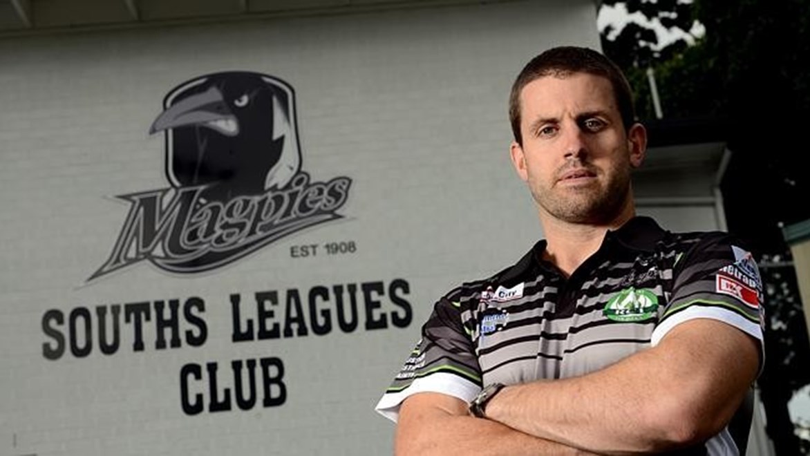 Former North Qld Cowboys NRL star Josh Hannay is the new coach of the Souths Logan Magpies Intrust Super Cup team. Photo by Stuart Quinn.