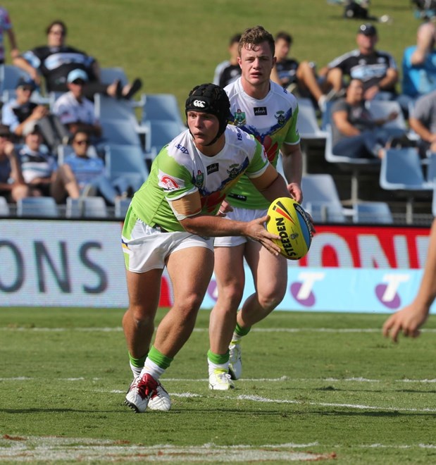 Digital Image by Grant Trouvile Â© NRLphotos : NYC   : 2015 NRL Round 1 - Cronulla Sharks v Canberra Raiders at REMONDIS Stadium, Sunday March 8th 2015.