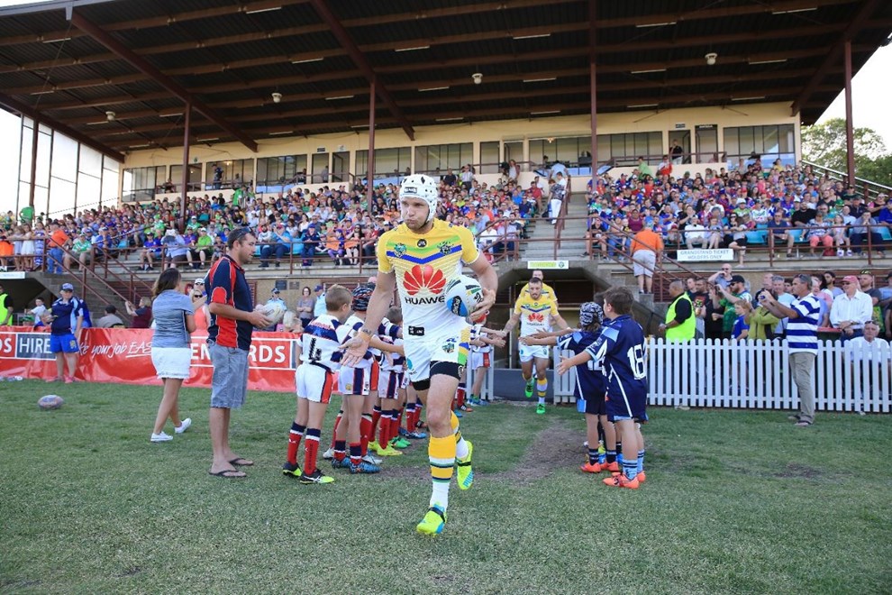 NRL trial match, Newcastle Knights Vs Canberra Raiders at Wade Park, Orange NSW. Saturday 20th February 2016. Photo by Robb Cox Â© NRL Photos