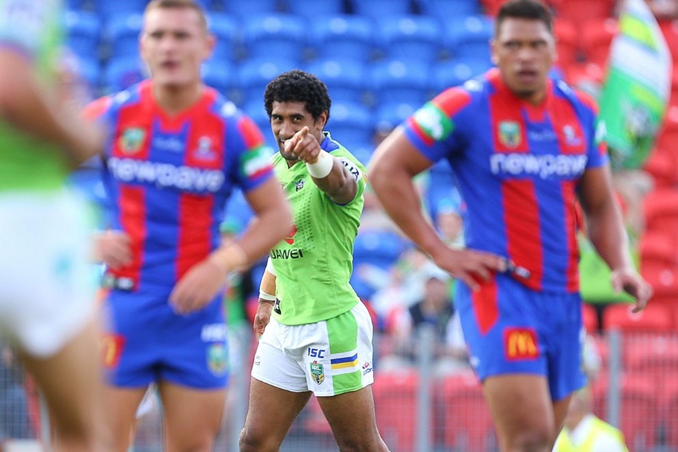 Competition - NRL Premiership Round - Round 03 Teams - Newcastle Knights V Canberra Raiders - 19th of March 2016 Venue - Hunter Stadium, Broadmeadow, Newcastle NSW Photographer - Paul Barkley