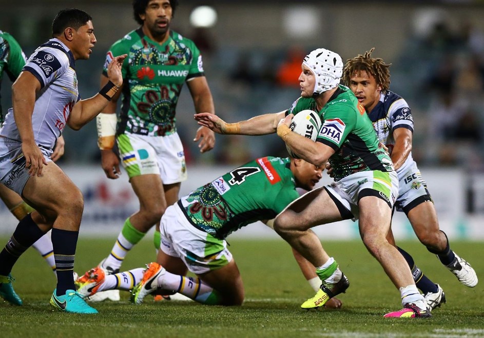 Competition - NRLRound - Round 18Teams â Raiders v CowboysDate â 11th July 2016Venue â Canberra Stadium, CanberraPhotographer â Mark NolanDescription â 