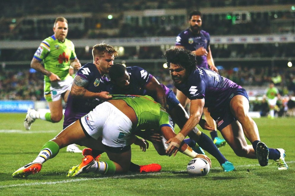 Competition - NRLRound -  23Teams â Raiders V StormDate â 15th August 2016Venue â Canberra StadiumPhotographer â Mark NolanDescription â 