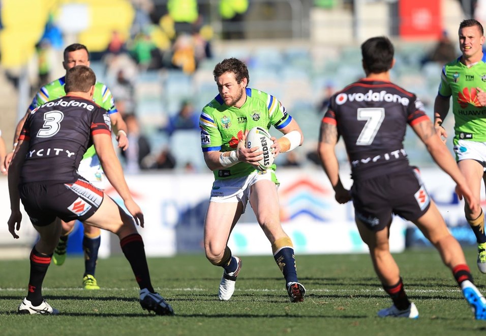 Competition - NRLRound - 20Teams â Raiders V WarriorsDate â  23rd of July 2016Venue â GIO StadiumPhotographer â CoxDescription â 