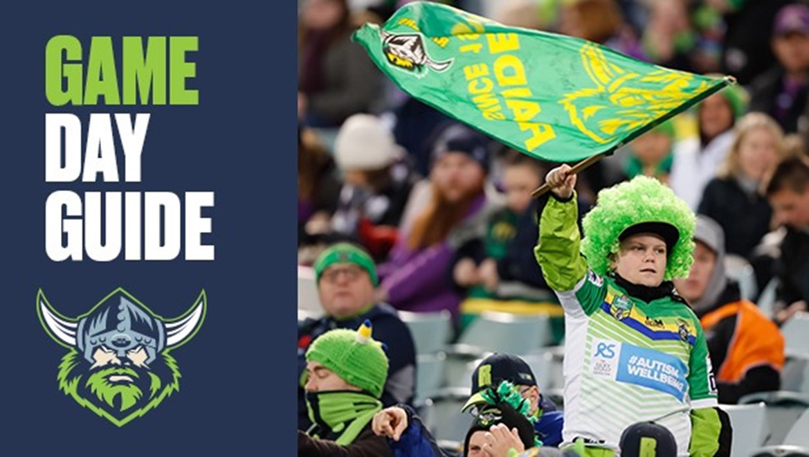 Game Day Guide Raiders v Rabbitohs Raiders